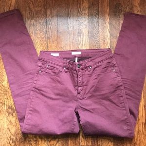 Tribal Jeans jeggings in merlot color
